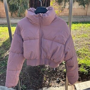 Pink Puffer Jacket